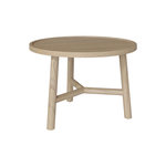Rendez vous déco Table basse ronde en bois de mindi D60 cm-Paloma