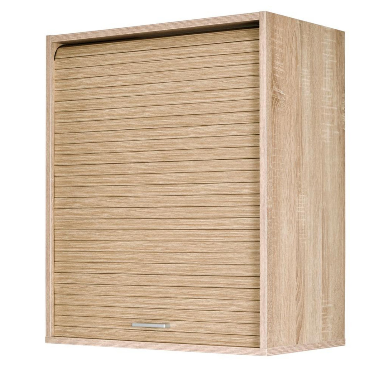 Rangement de cuisine à rideau coloris chêne L60 cm - COOKING