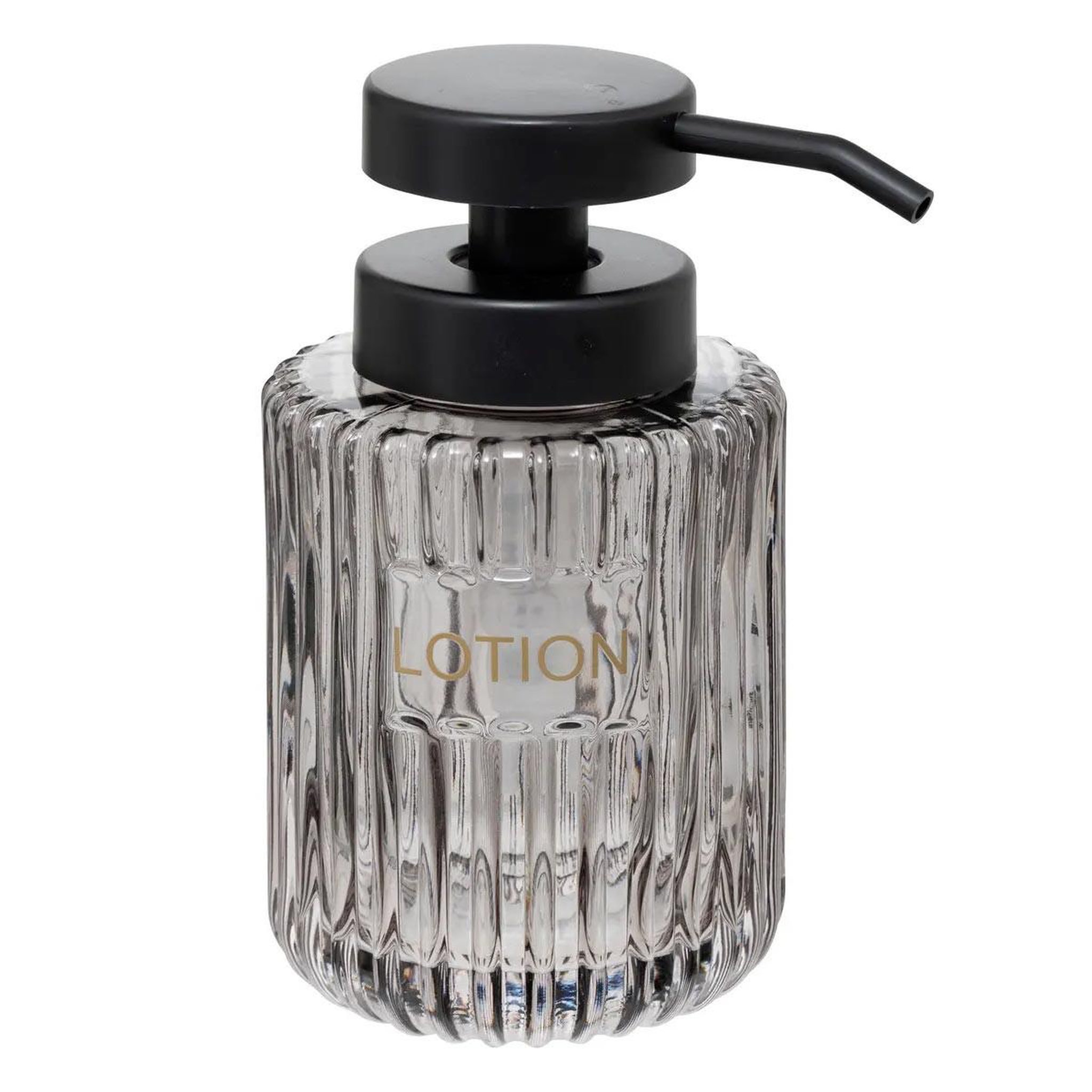FIVE Distributeur de savon en verre  glass  14cm gris