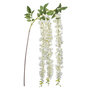 Voir la diapositive 1 : ATMOSPHERA Fleur Artificielle  3 Glycines  130cm Blanc