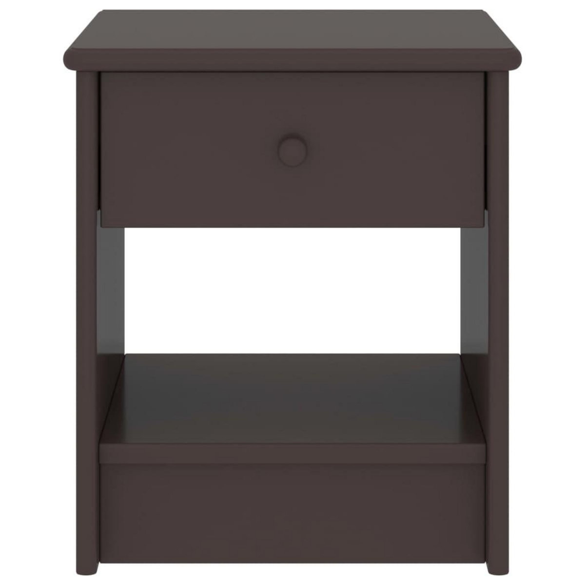 VIDAXL Table de chevet Marron fonce 35x30x40 cm Bois de pin massif