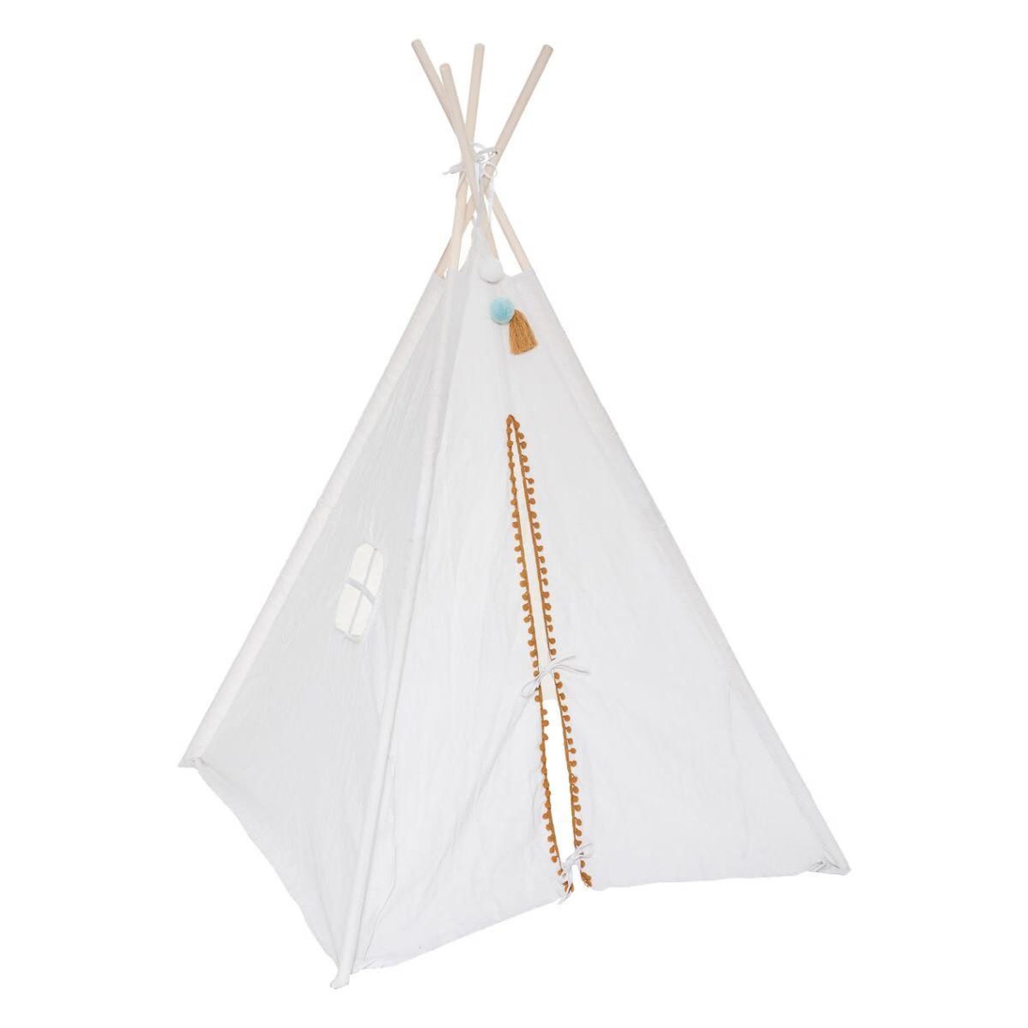 Voir la diapositive 2 : Atmosphera Kids Tipi enfant déco  indien  160cm beige