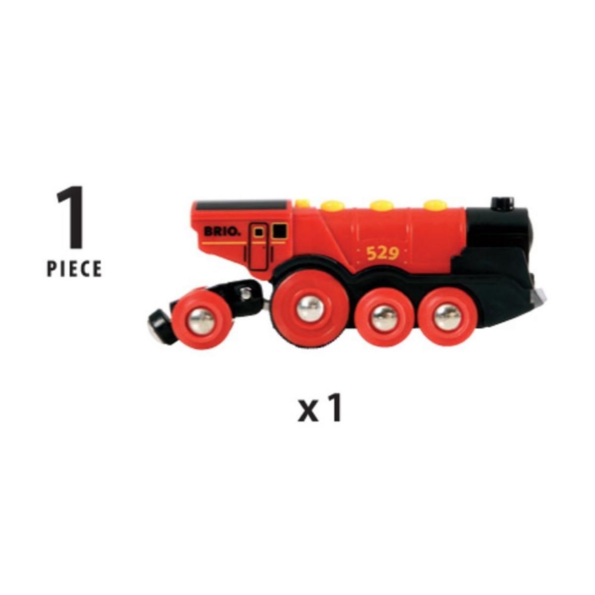 Brio 33592 Locomotive Rouge Puissante a Piles