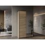 Voir la diapositive 6 : Armoire 2 portes coulissantes 1 miroir L120 cm THIBAULT