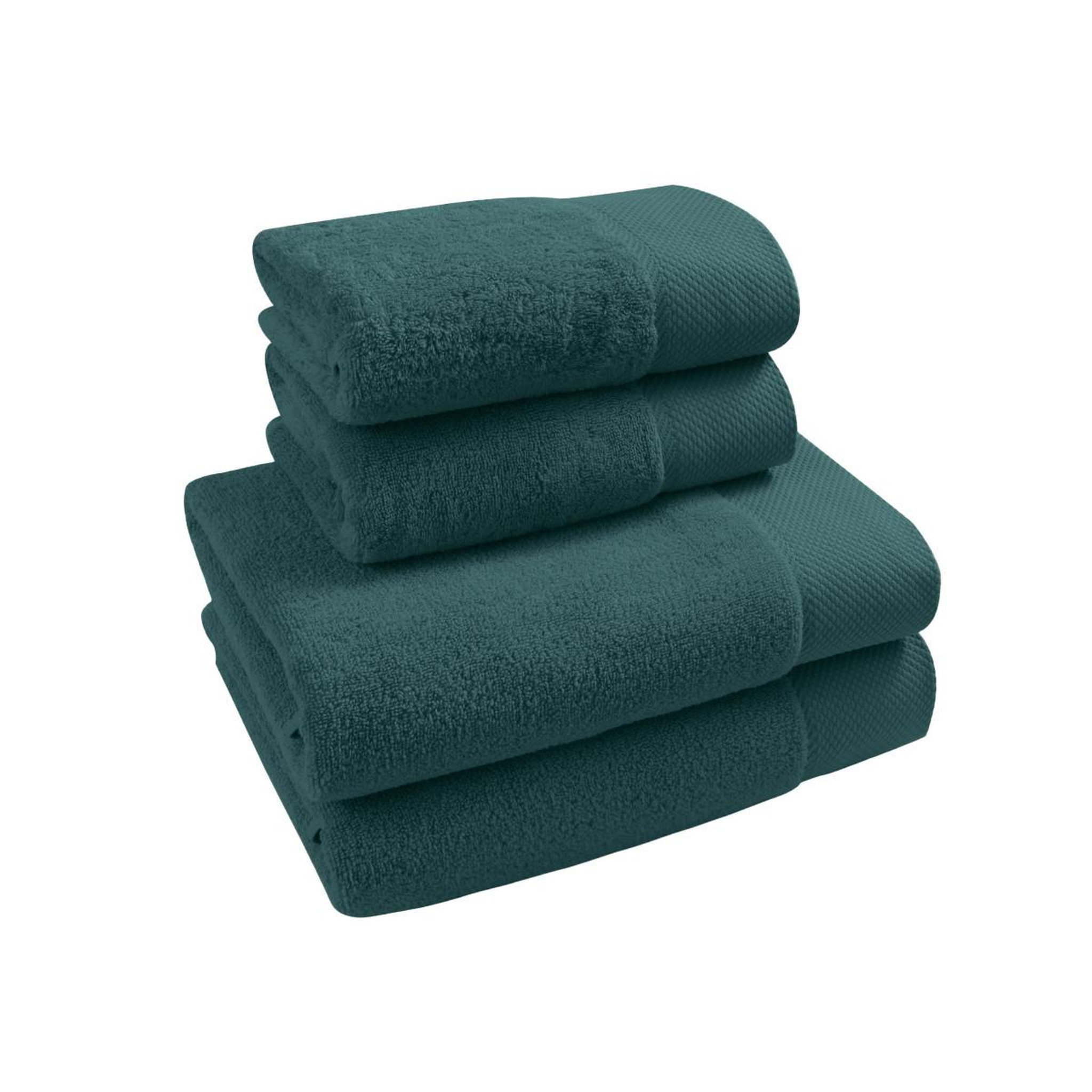 Voir la diapositive 2 : Sensei Maison Ensemble de bain 4 pièces Zéro Twist SENSOFT (2 draps de bain + 2 serviettes)
