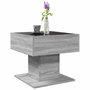 Voir la diapositive 5 : VIDAXL Table basse avec LED sonoma gris 50x50x45 cm bois d'ingenierie