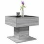 Voir la diapositive 5 : VIDAXL Table basse avec LED sonoma gris 50x50x45 cm bois d'ingenierie