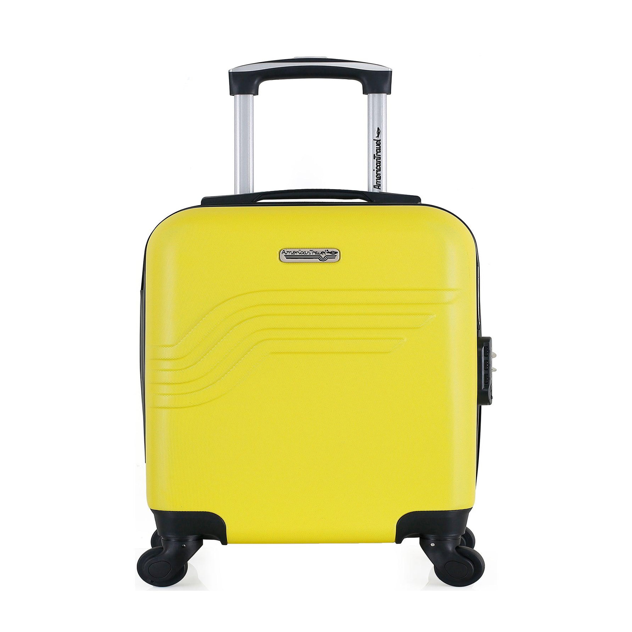 AMERICAN TRAVEL American travel - valise cabine xxs queens 46 cm 4 roues. Coloris disponibles : Noir, Rouge