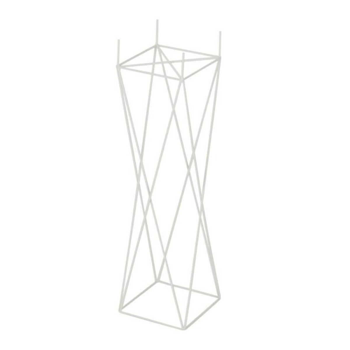 Paris Prix Cache-Pot en Métal  Support Croix  55cm Blanc