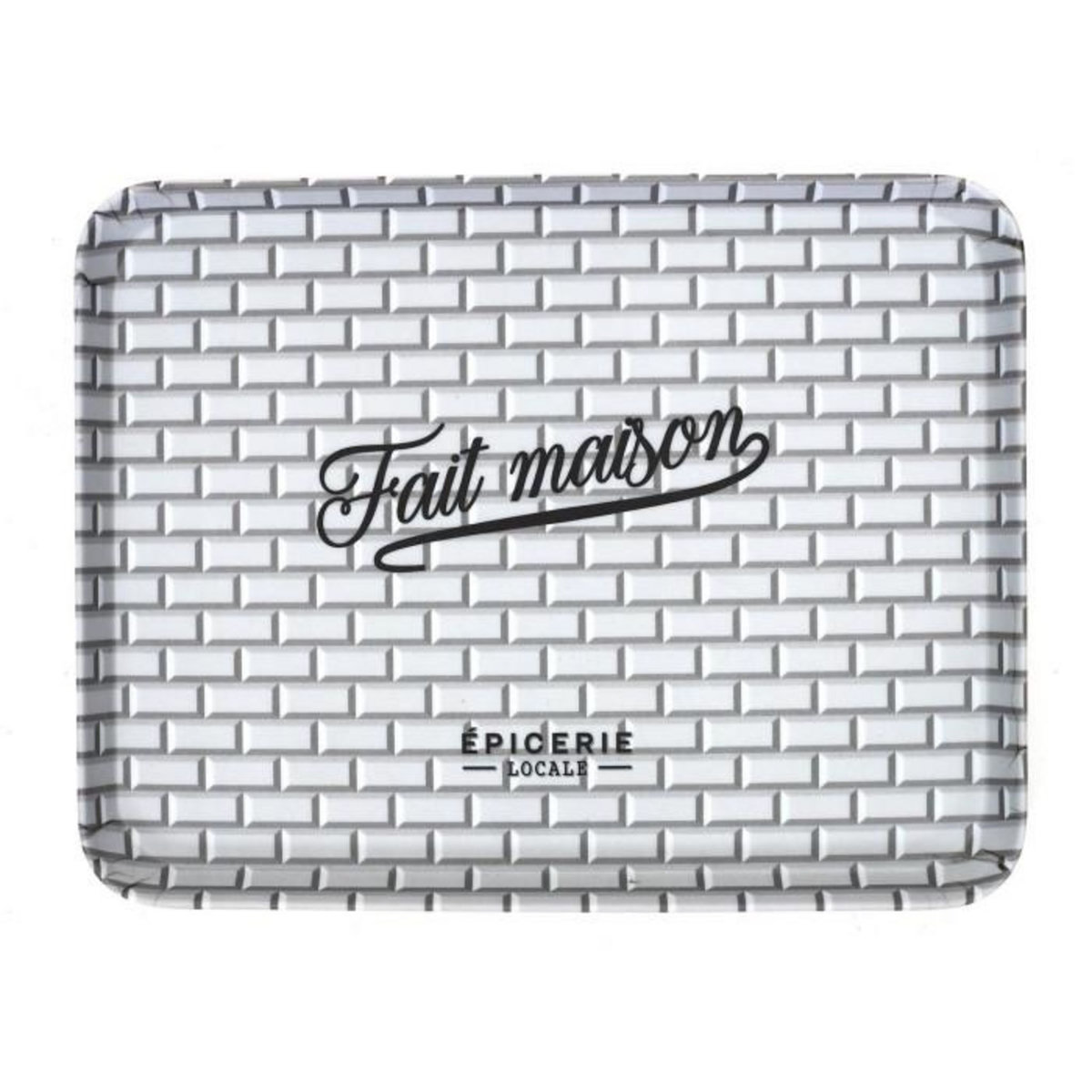 Paris Prix Plateau de Service  Brooklyn  26cm Noir & Blanc