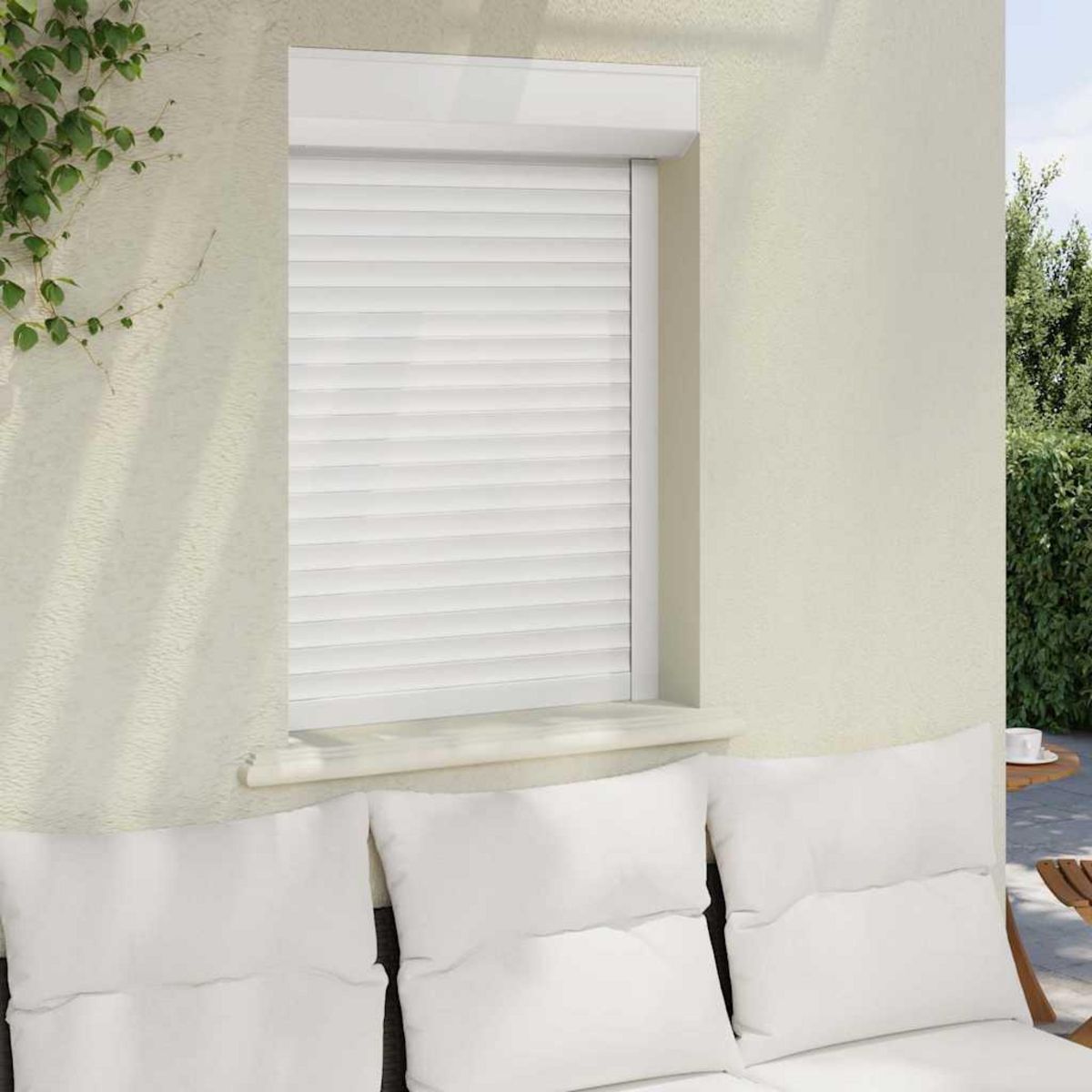 VIDAXL Volet roulant aluminium 70x100 cm blanc