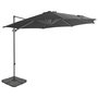 Voir la diapositive 1 : VIDAXL Parasol de jardin avec base portable anthracite