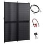 Voir la diapositive 1 : VIDAXL Chargeur de panneau solaire pliable 100 W 12 V