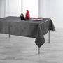 Voir la diapositive 4 : Paris Prix Nappe Imprimé Jacquard  Ophélie  140x250cm Anthracite