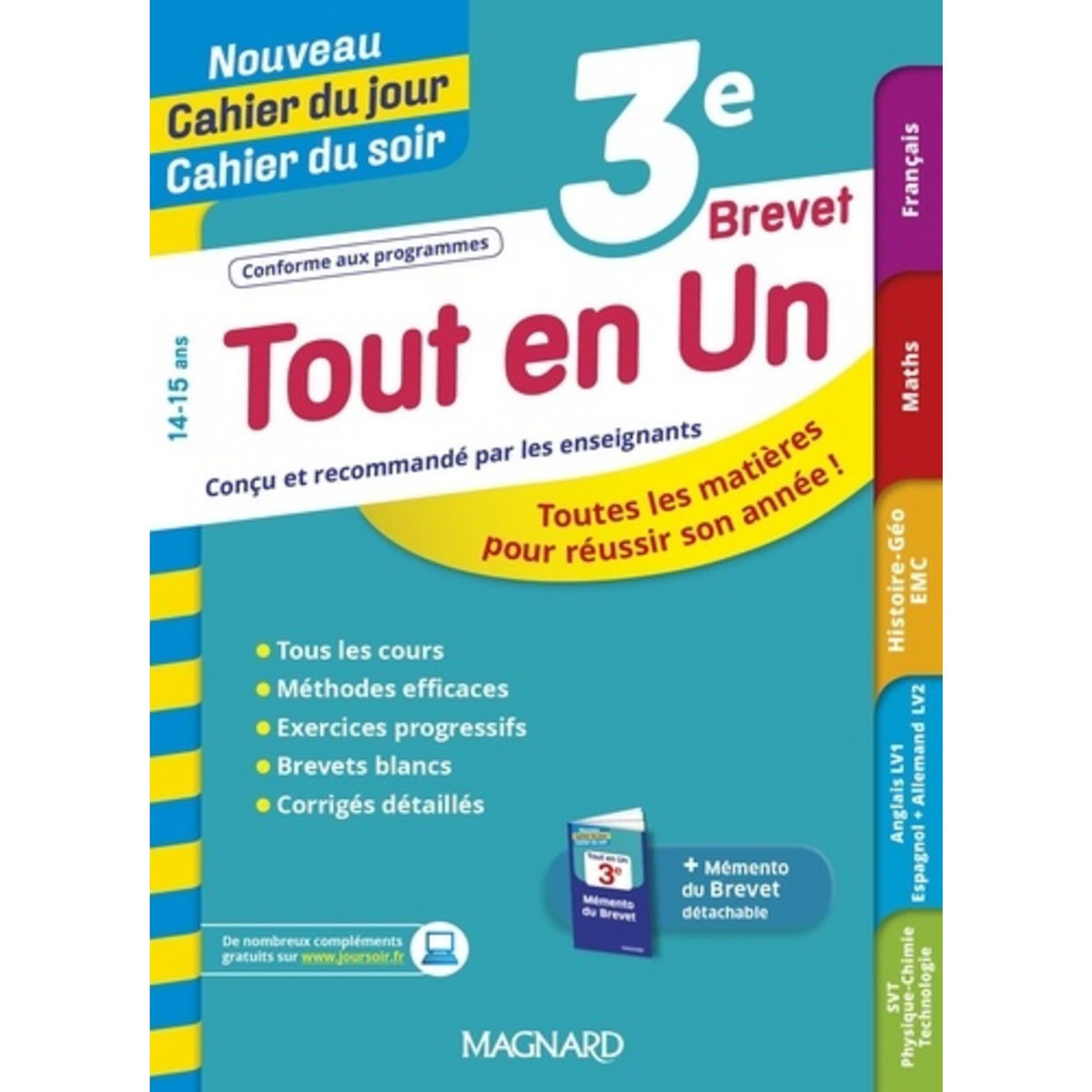  TOUT EN UN 3E BREVET. EDITION 2020, Magnard