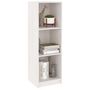 Voir la diapositive 4 : VIDAXL Bibliotheque/Separateur de piece Blanc 36x33x110 cm Pin massif