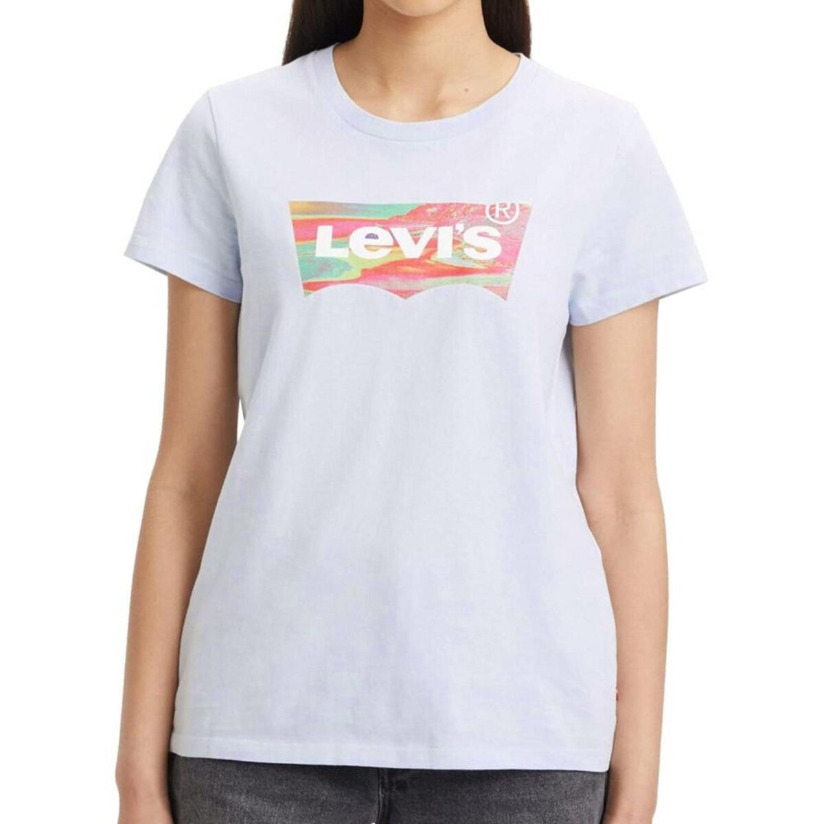 Tee shirt best sale levis bleu femme