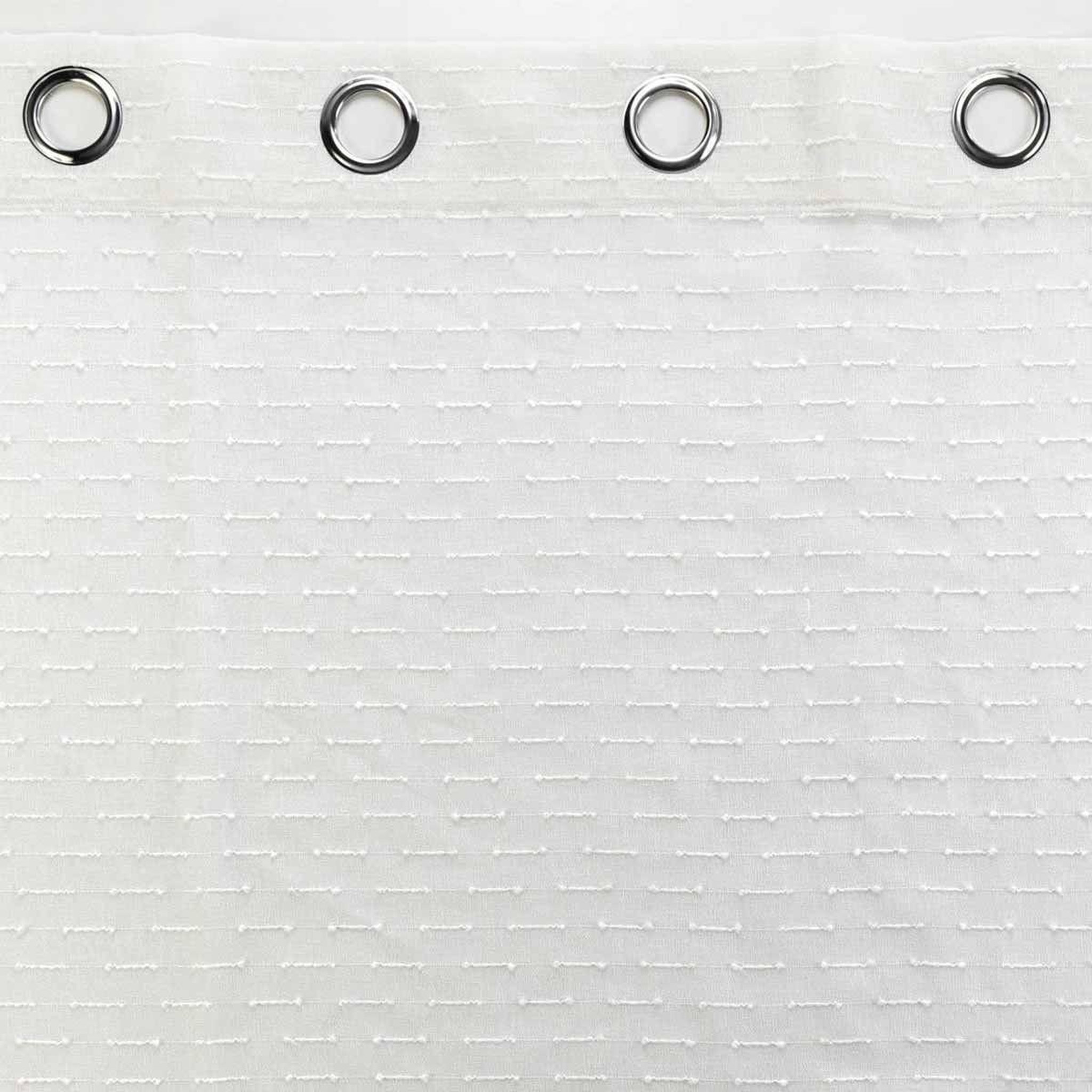 Voir la diapositive 3 : Douceur d'Intérieur Rideau Voilage à Œillets  Cyrielle  140x240cm Blanc