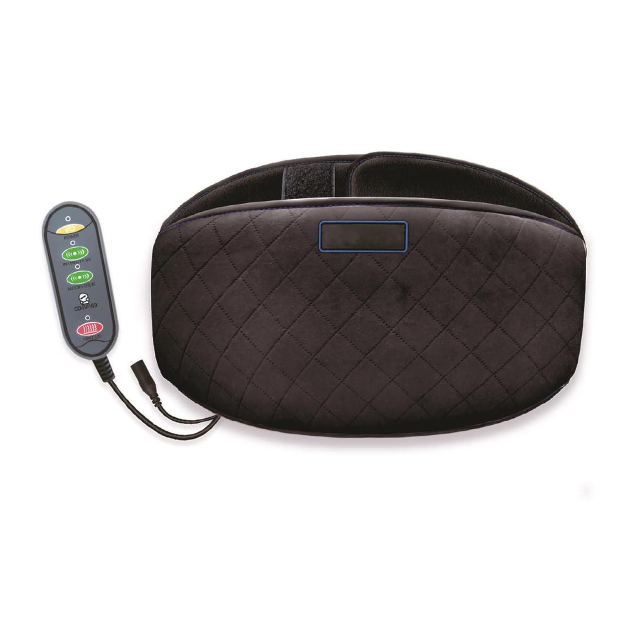 SENSLY Ceinture Chauffante  Massante  114cm Noir