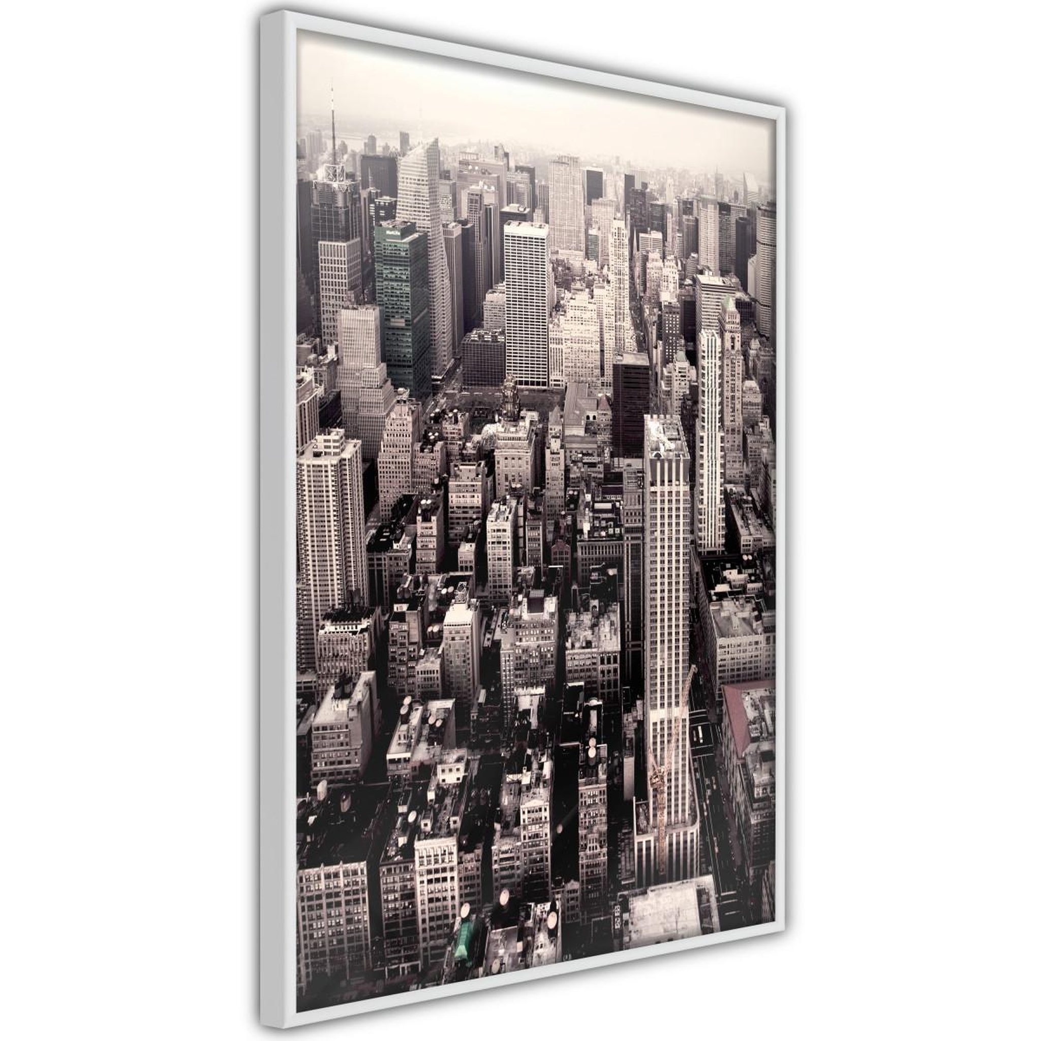 Paris Prix Affiche murale encadrée  new york from a bird's eye view