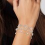 SC CRYSTAL Lot de 3 bracelets SC Crystal en Laiton Rhodié argenté