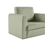 Voir la diapositive 4 : BEST MOBILIER Marilia - fauteuil - convertible déplimousse - en velours côtelé