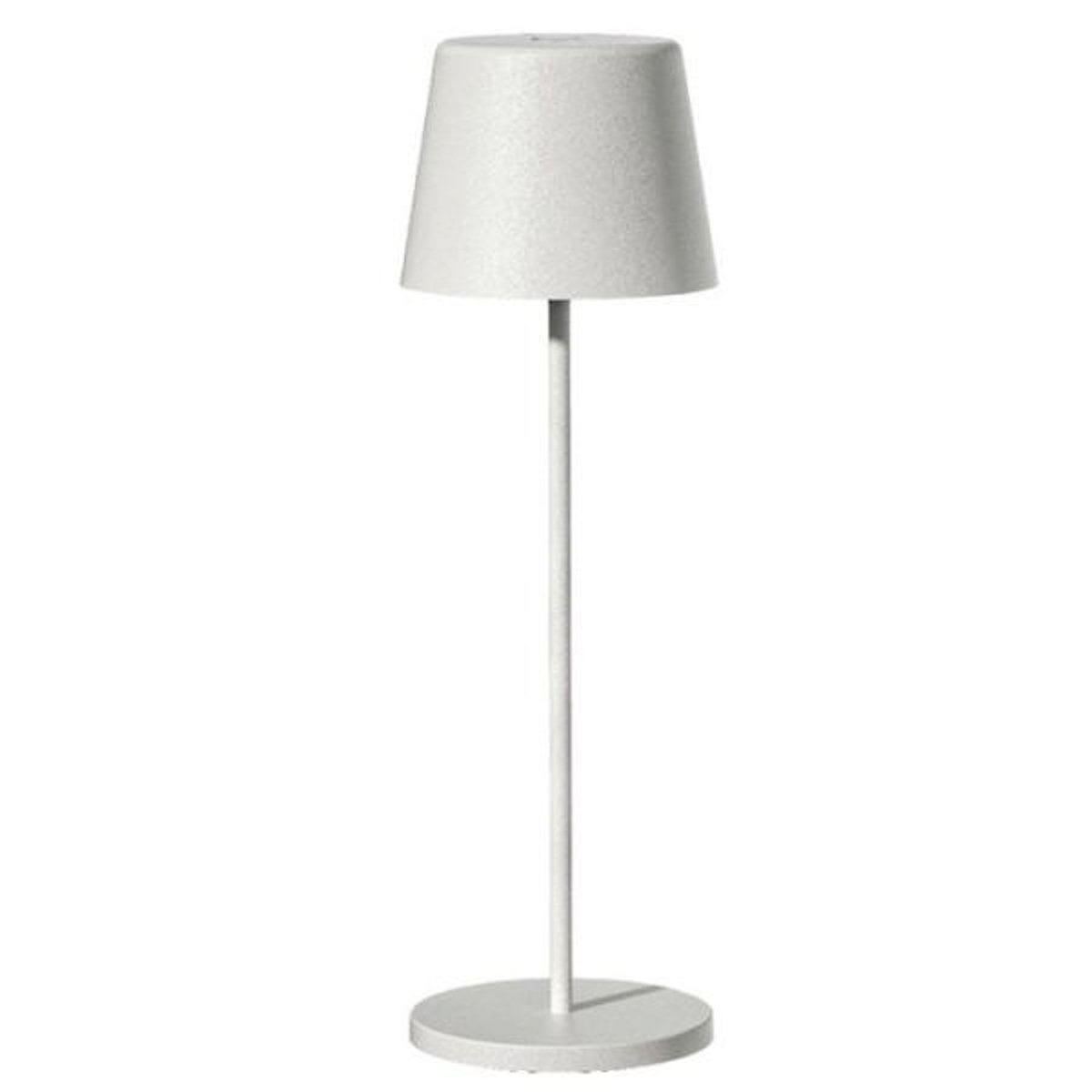 Lumisky Lampe de table sans fil - LUMISKY - KELLY WHITE - Aluminium blanc - LED blanc dimmable - Rechargeable - H38 cm