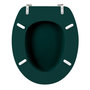 Voir la diapositive 4 : Paris Prix Abattant WC Imprimé  Jade  46cm Vert