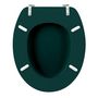 Voir la diapositive 4 : Paris Prix Abattant WC Imprimé  Jade  46cm Vert