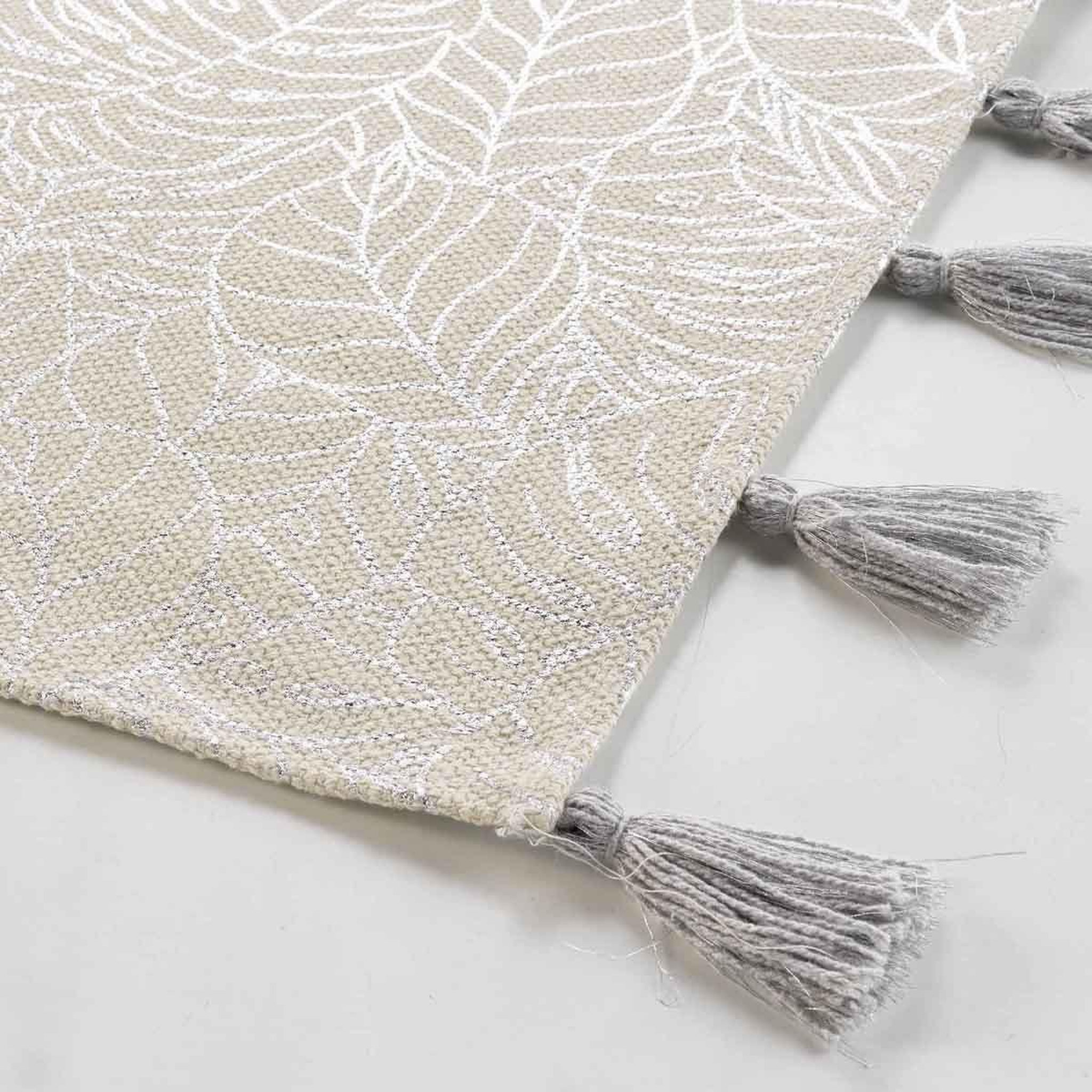 Voir la diapositive 2 : Douceur d'Intérieur Tapis déco imprimé  solea  60x90cm argent