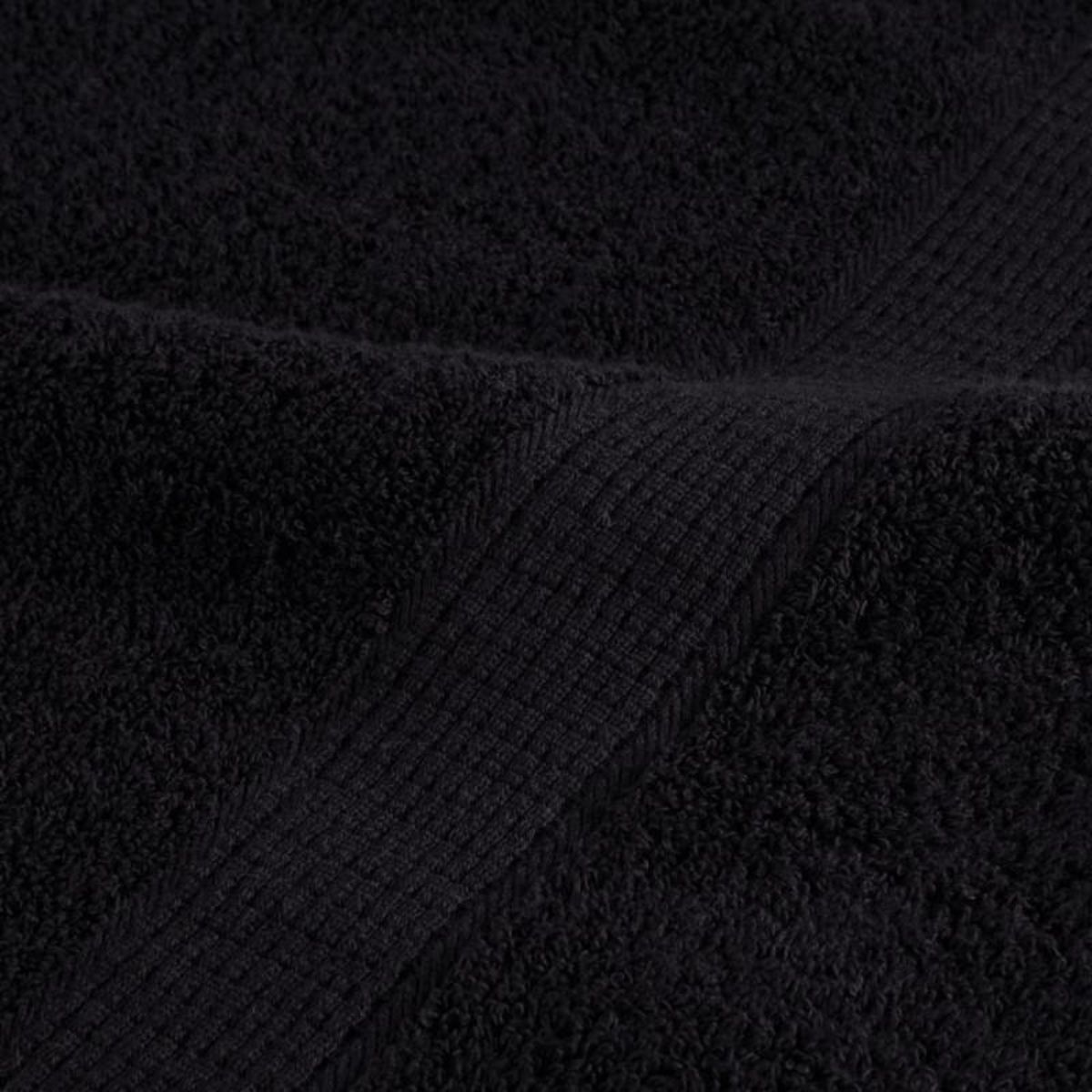 VIDAXL Ensemble de serviettes de qualité supérieure SOLUND 6 pcs noir