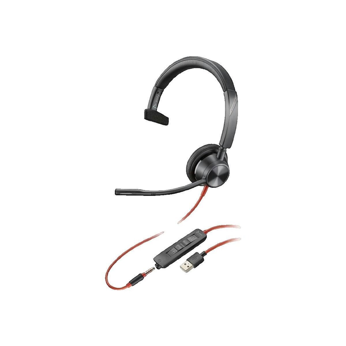 POLYCOM Micro-casque HP Blackwire 3315 filaire USB-A