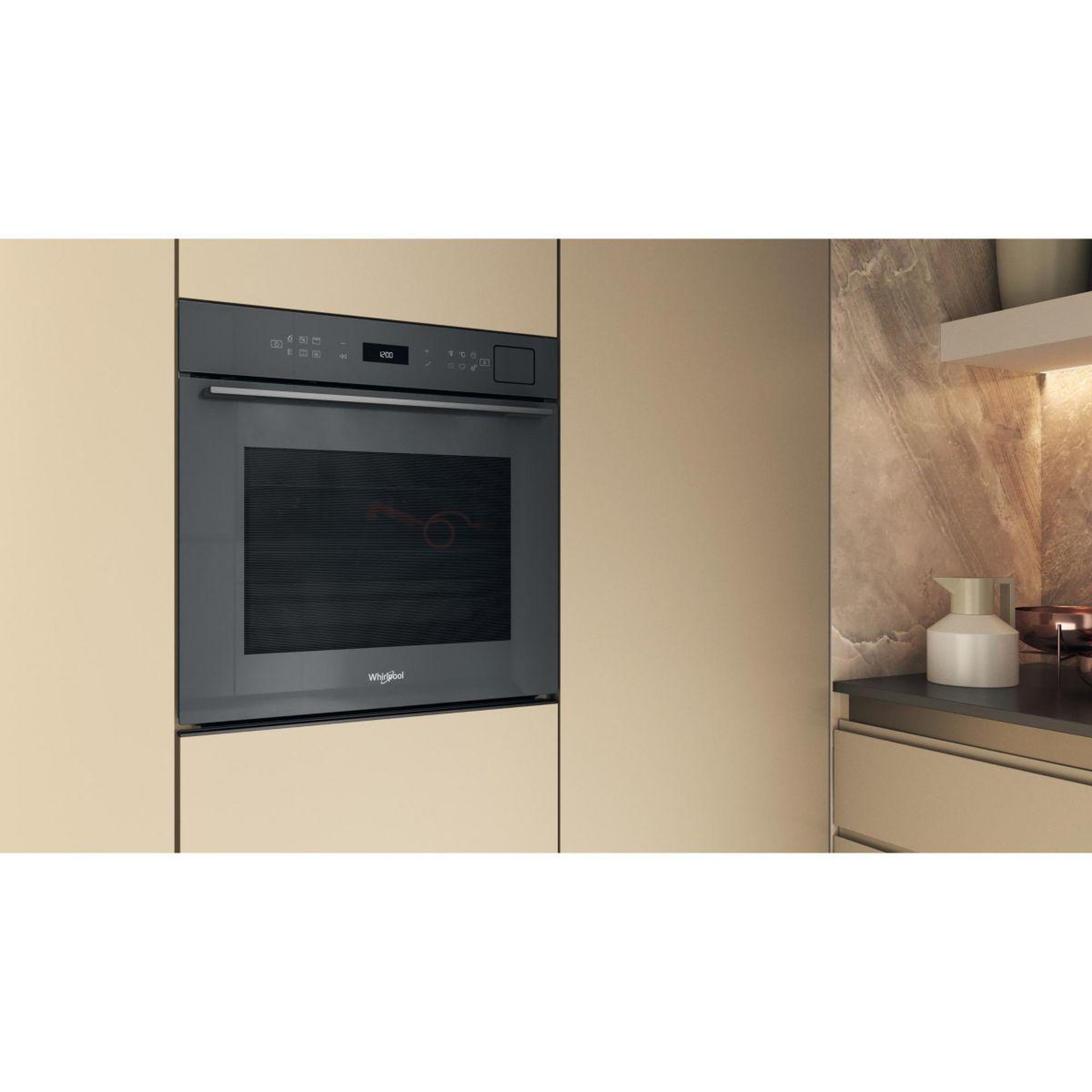 Voir la diapositive 5 : Whirlpool Four encastrable fonction vapeur woi7a8fpt1ssgaf vapeur airfry