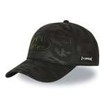 CAPSLAB Casquette baseball premium avec filet et patch Dc Comics Neon Logo. Coloris disponibles : Noir