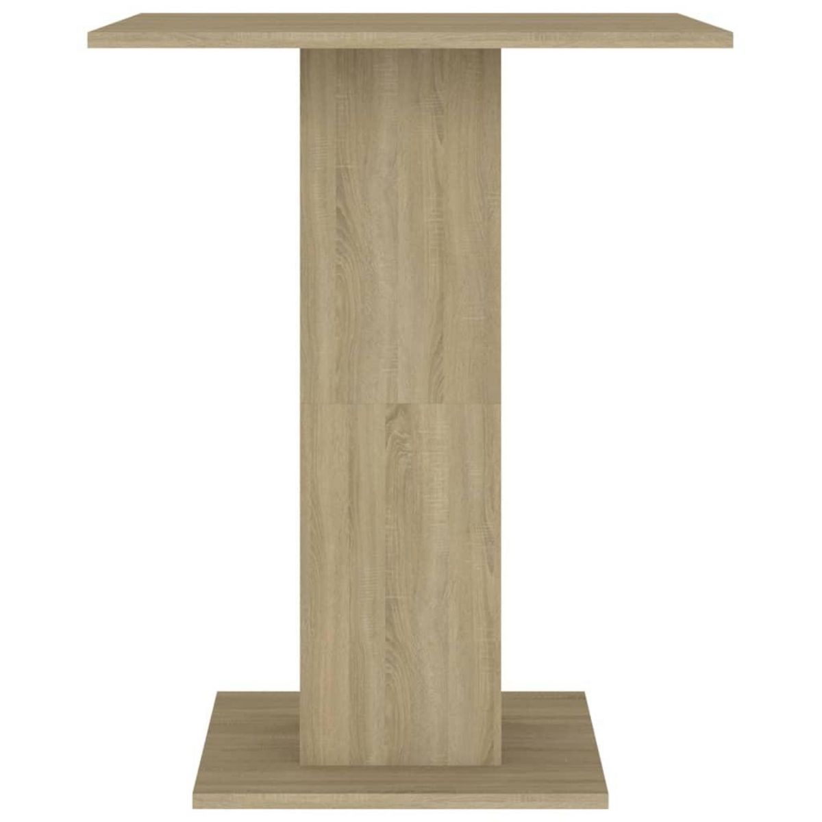 VIDAXL Table de bistro Chene sonoma 60x60x75 cm Bois d'ingenierie