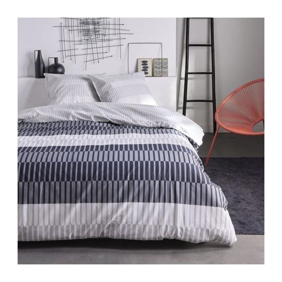 Today Parure de lit 2 personnes - TODAY - Sunshine 15.20 - 220 x 240 cm - 100% Coton imprimé