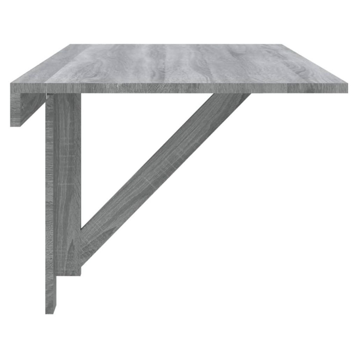 VIDAXL Table murale pliable Sonoma gris 100x60x56 cm Bois d'ingenierie