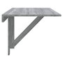 Voir la diapositive 4 : VIDAXL Table murale pliable Sonoma gris 100x60x56 cm Bois d'ingenierie