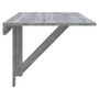 Voir la diapositive 4 : VIDAXL Table murale pliable Sonoma gris 100x60x56 cm Bois d'ingenierie