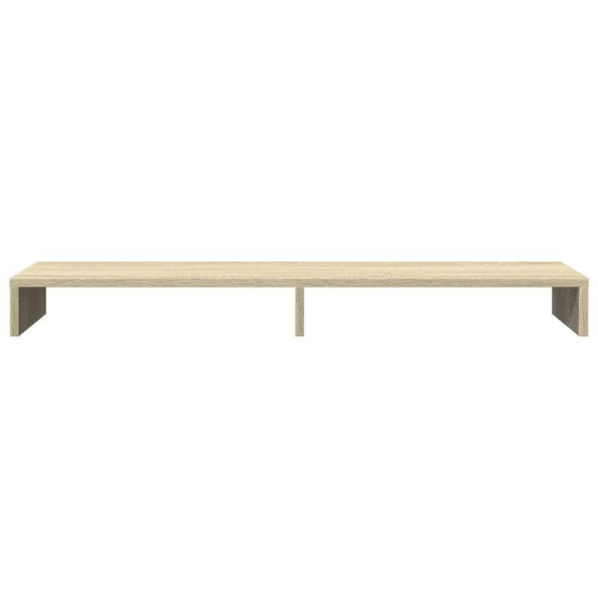 VIDAXL Support de moniteur chêne sonoma 100x27x10 cm bois d ingénierie
