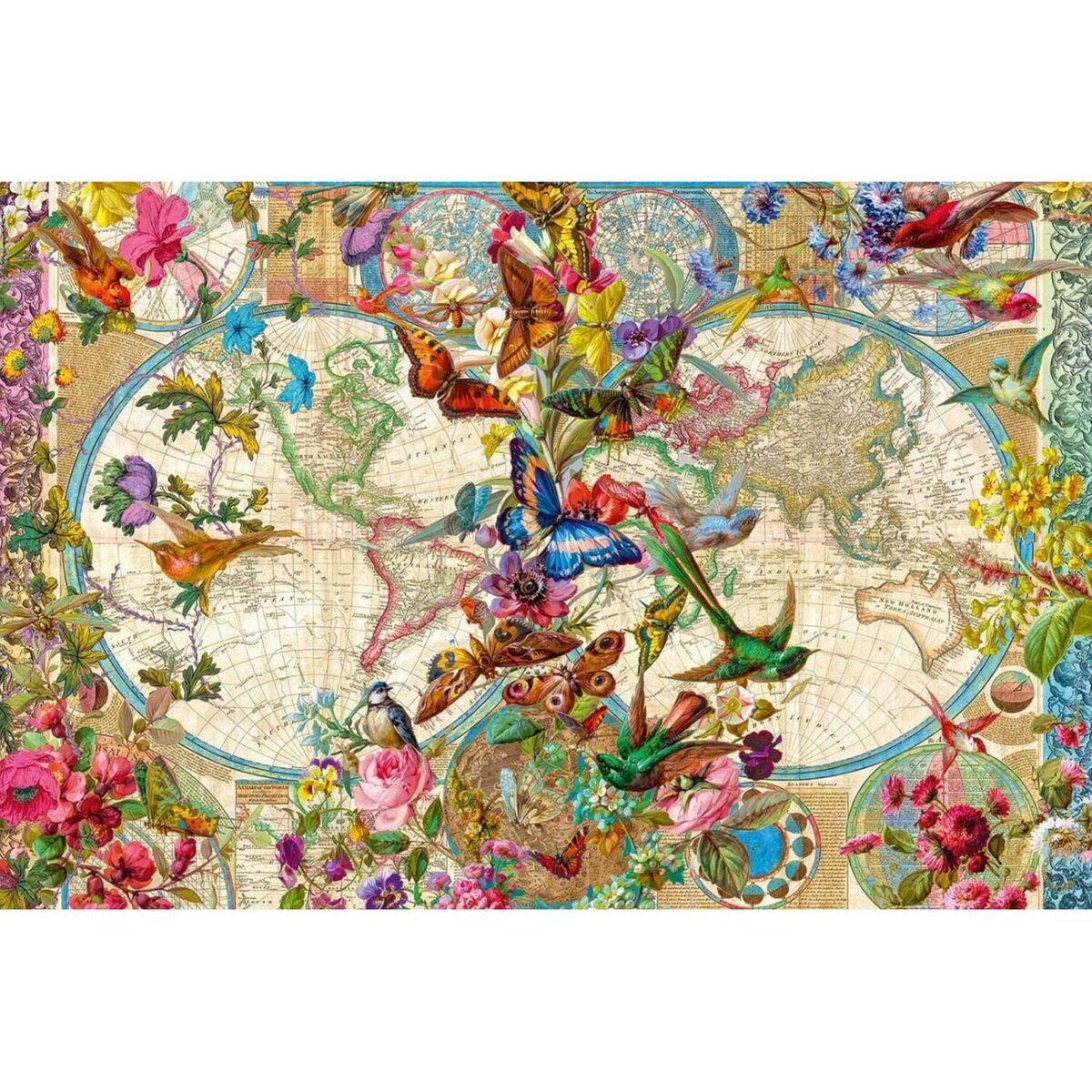 Puzzle 150 pièces - Carte Monde - Ravensburger