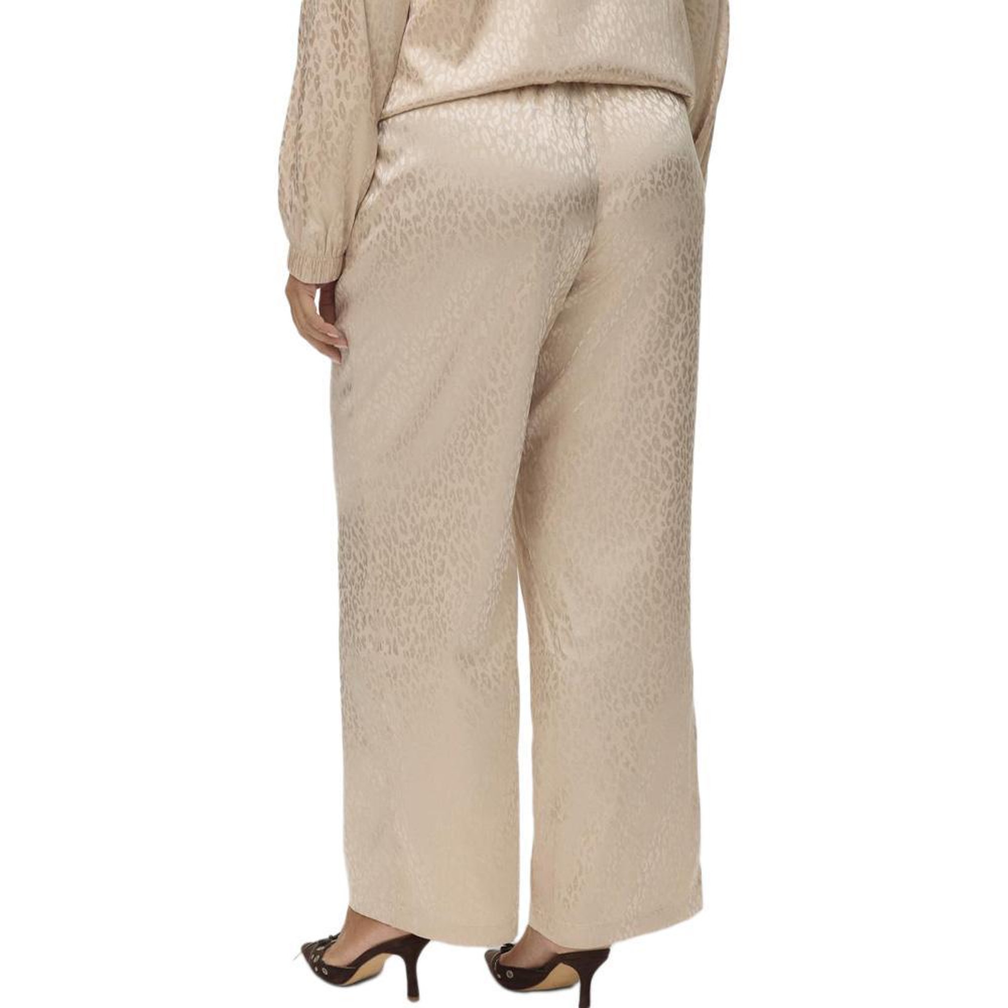 Voir la diapositive 2 : Vero Moda Pantalon fluide Beige Femme Vero Moda Alida