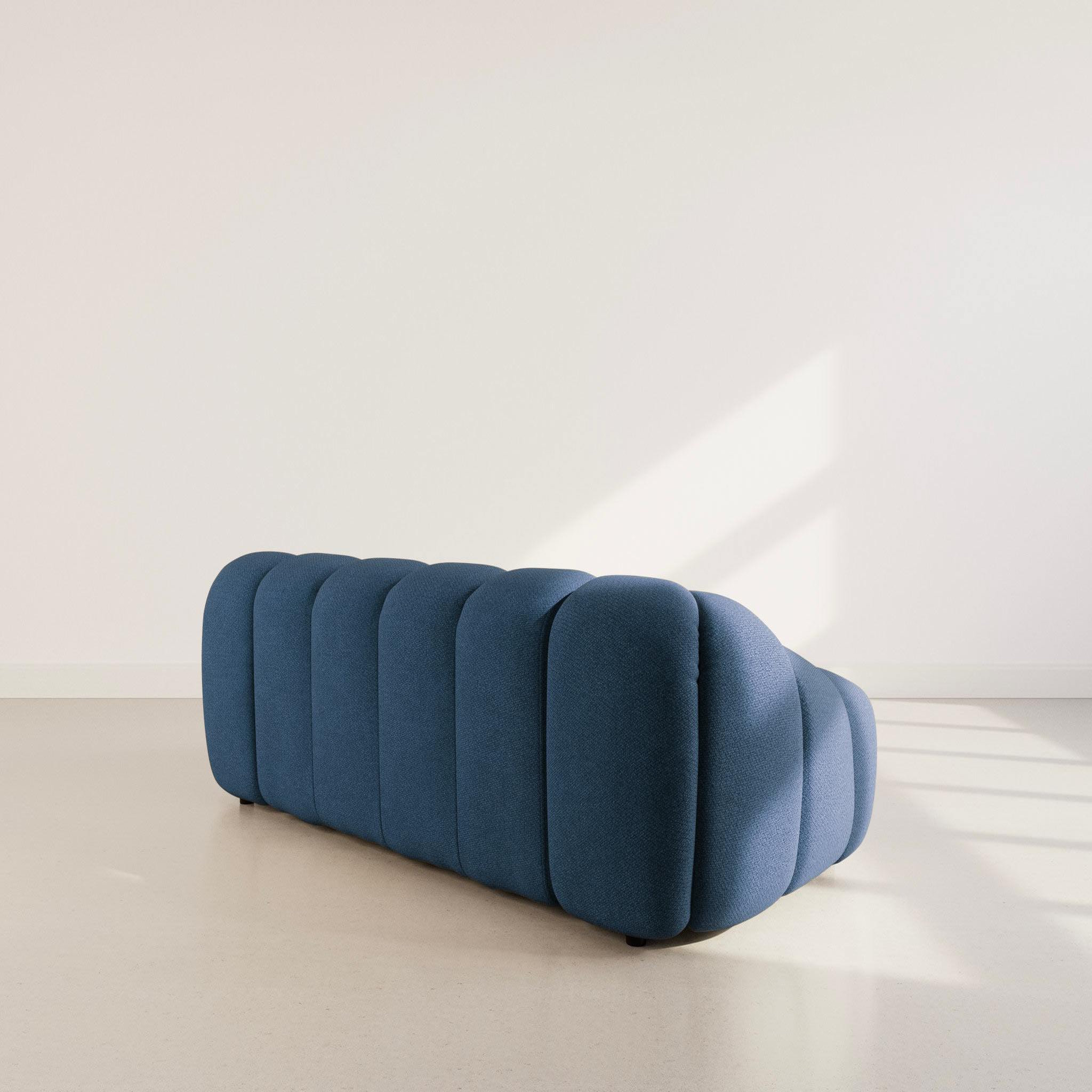 Voir la diapositive 5 : LISA DESIGN Ava - canapé 3 places en velours texturé