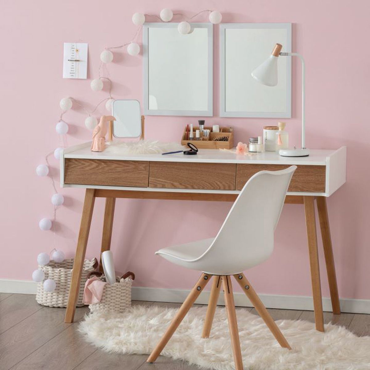 ATMOSPHERA Console coiffeuse 3 tiroirs ELISA 