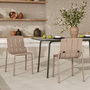 Voir la diapositive 2 : Rendez vous déco Lot de 2 chaises de jardin en métal taupe-Suna