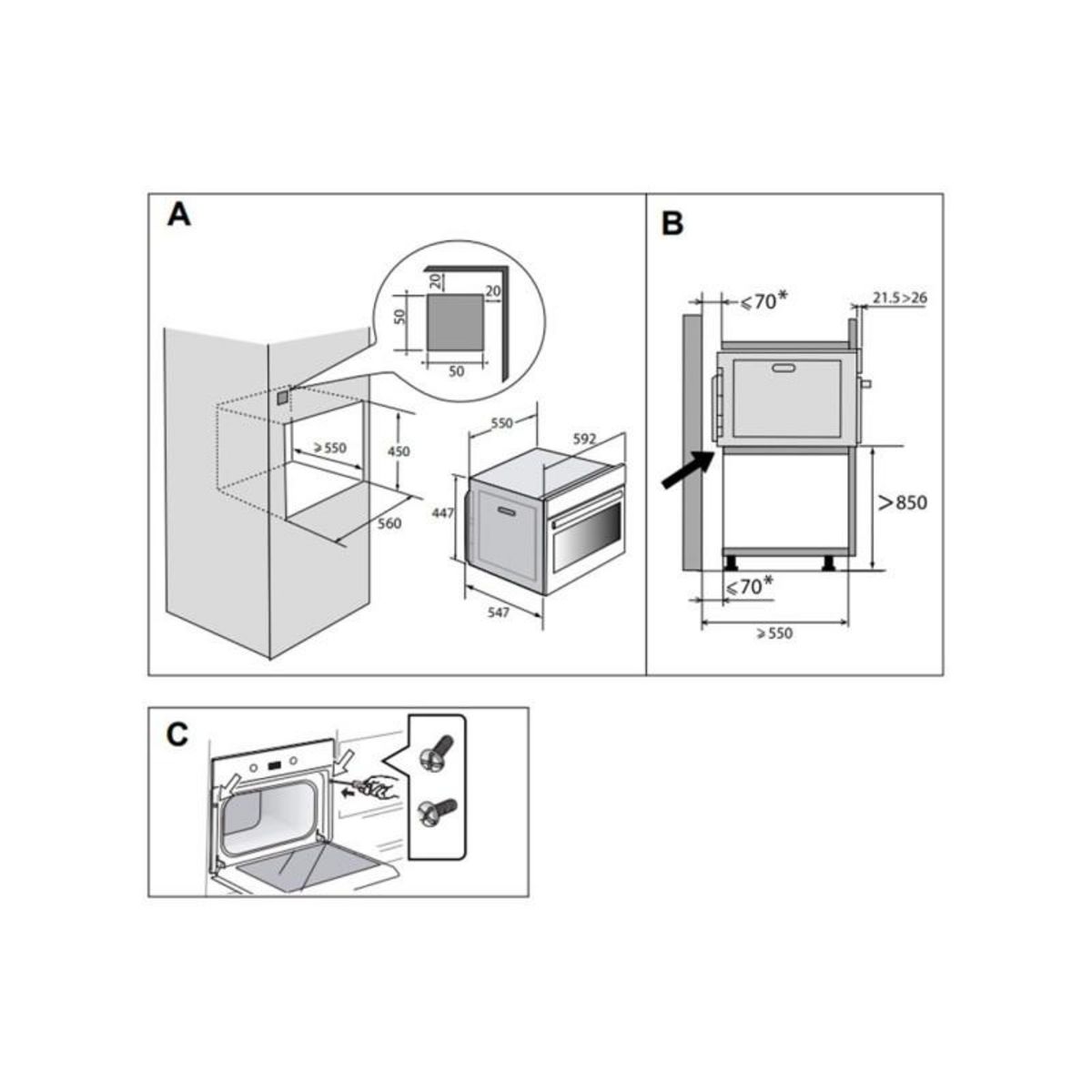 De Dietrich Four encastrable De Dietrich DKP4531X COMPACT