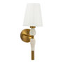 Voir la diapositive 1 : Paris Prix Applique Murale  Budapest  46cm Blanc & Or
