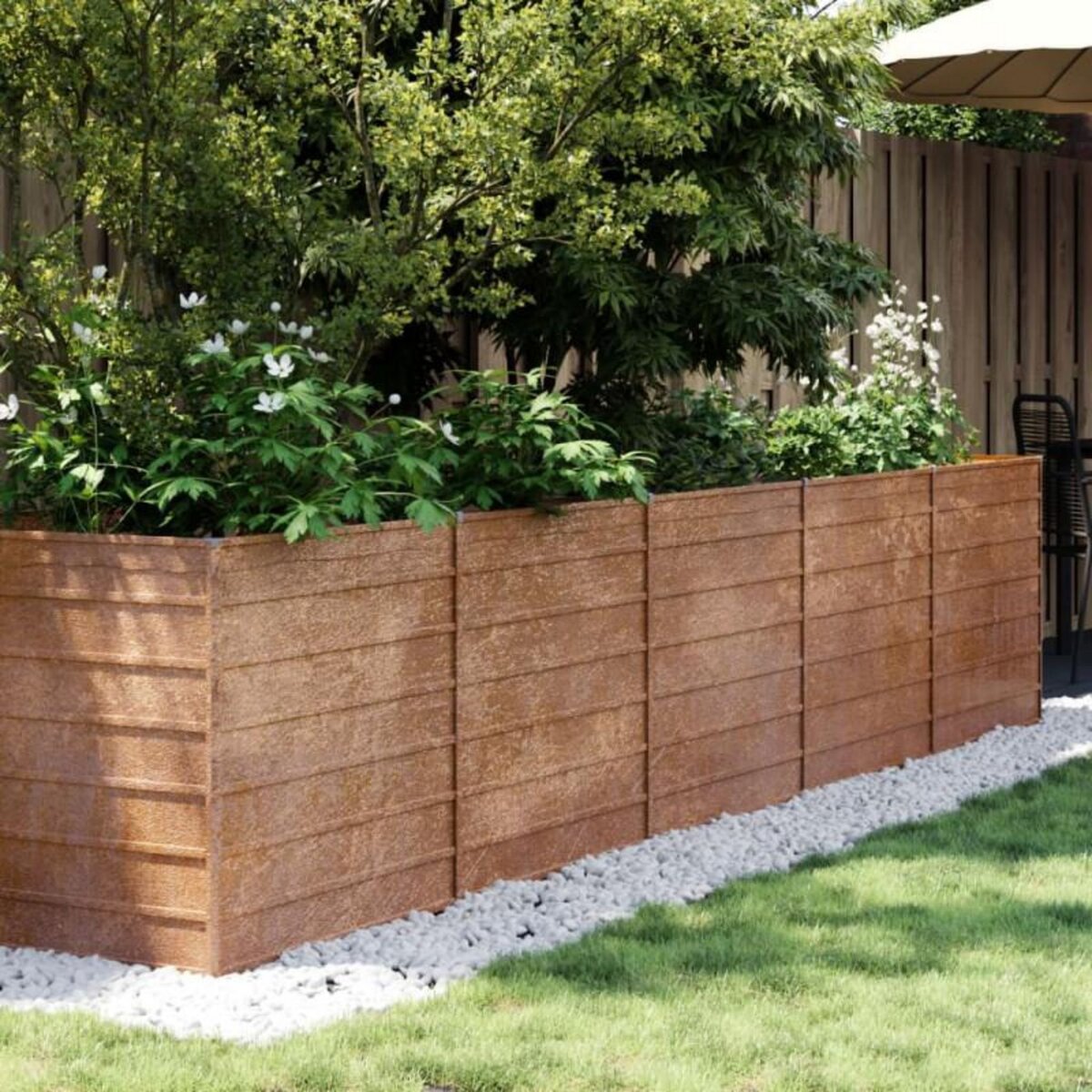 VIDAXL Galets polis 10 kg blanc 2 5 cm