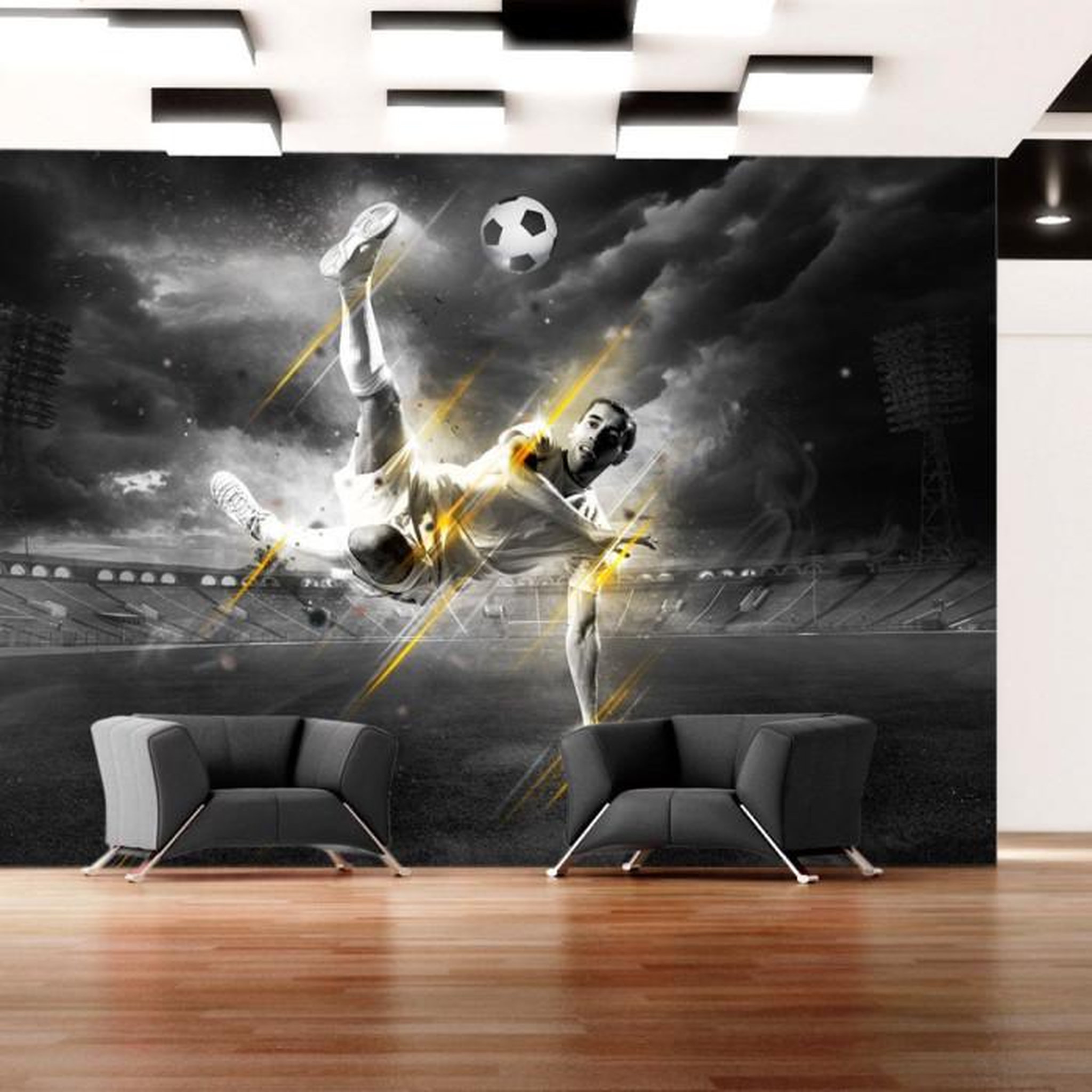 Paris Prix Papier Peint  Football Legend. Coloris disponibles : Multicolore