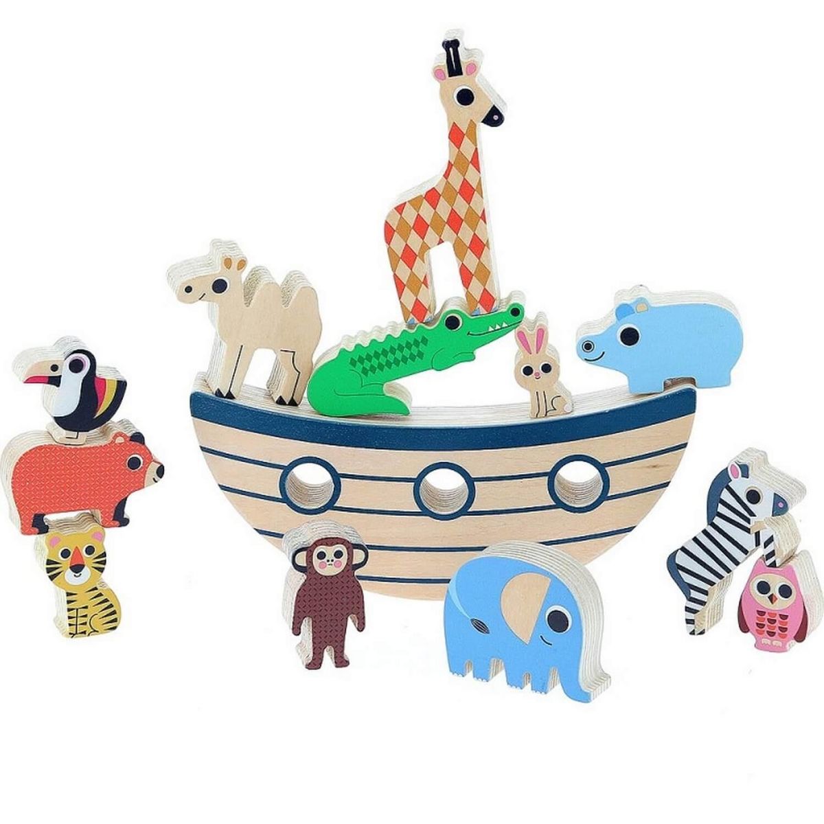 Vilac Jeu équilibre arche des animaux - Ingela P.Arrhenius